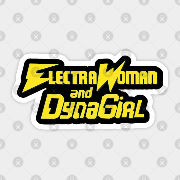 Electra Woman and Dyna Girl Sticker by RetroZest